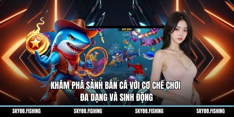 Khám phá sảnh bắn cá với cơ chế chơi đa dạng và sinh động
